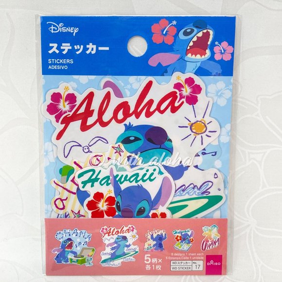 SALE❗️5 Disney Stitch Hawaii Stickers - Picture 2 of 2